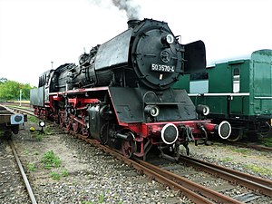 Erhaltene Lokomotive 50 3570 im Historischen Lokschuppen Wittenberge