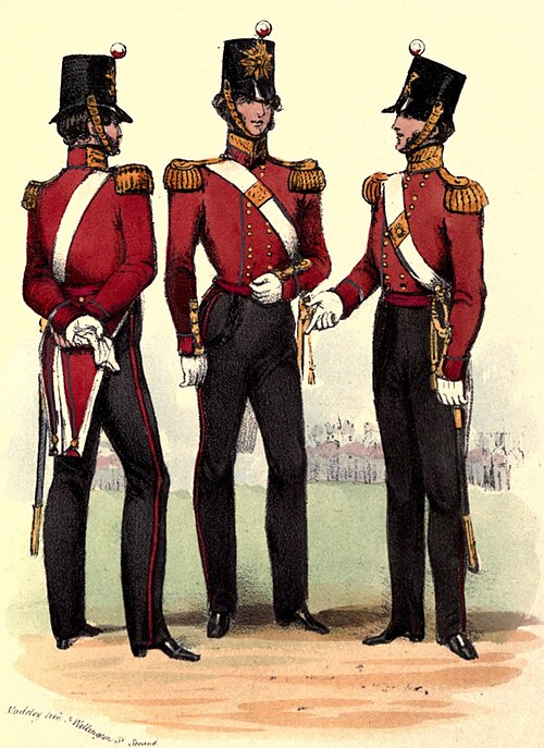 Regimental uniform, 1840s