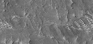 Short triangular ridges, as seen by HiRISE under HiWish program These may be some sort of dune feature combined with a ridge.