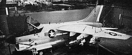 The first A-7 mock-up in 1964