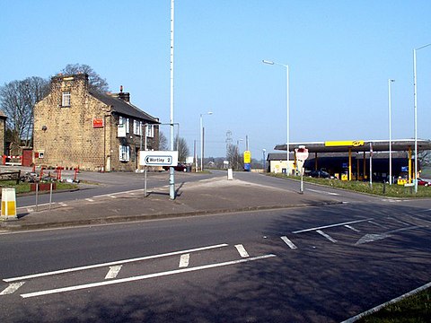A61 Junction with A629 - geograph.org.uk - 385131.jpg