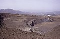 Open pit mining for iron ore, Yekepa, Liberia, 1976