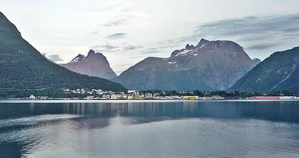View of Åndalsnes in Rauma