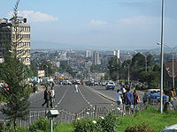 Churchill Road à Addis Abeba