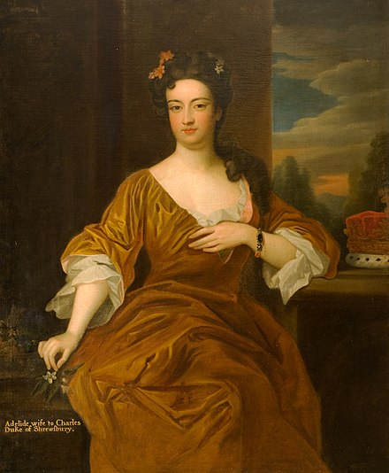 Adelhida Paleotti became Charles Talbot's wife in 1705.