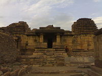 Ruined temple at Aihole near Durga temple, in Kadamba style Aihole temples 2.jpg