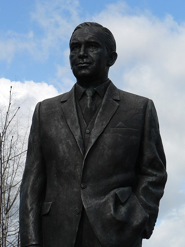 Statue of former manager Sir Alf Ramsay