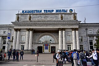 <span class="mw-page-title-main">Almaty-2 station</span> Train station in Kazakhstan