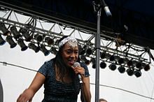 Peebles performing at the Beale Street Music Festival in 2007.