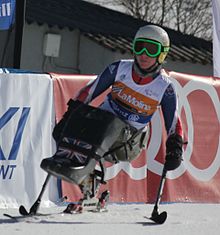 Anna Turney Women's sitting superg skier number 24a.JPG