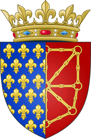 Arms of the Kingdom of France & Navarre (Ancien).svg