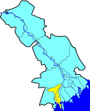 Икрянинский район на карте