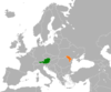 Location map for Austria and Moldova.