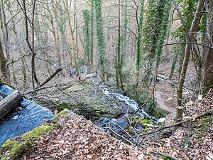 Vista del Autal con Autalbach en marzo de 2019