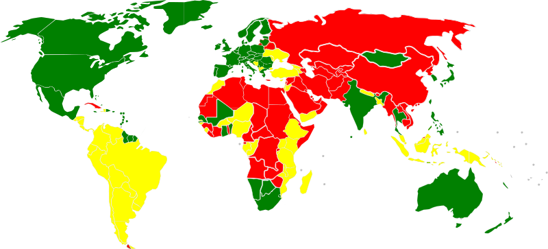File:Authoritarian States by Freedom House.svg