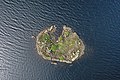 Ursprünglicher Standort auf Castle Island im Loch Doon