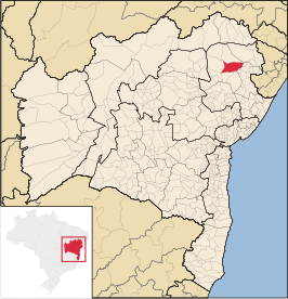 Kaart van Euclides da Cunha