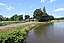 Blick von der Mühlenbrücke über die Soeste zur Westmarkstraße in Barßel