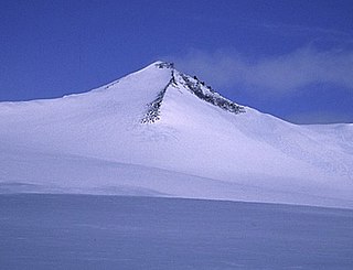 Barbeau Peak mountain in Qikiqtaaluk, Nunavut, Canada