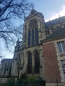 Façade du croisillon nord du petit transept