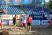 Deutsch: Beachhandball Europameisterschaften 2019 (Beach handball Euro); Tag 4: 5. Juli 2019 – Männer, Viertelfinale, Russland-Polen 2:0 (30:22, 19:18) English: Beach handball Euro; Day 4: 5 July 2019 – Quarter Final Men – Russia-Poland 2:0 (30:22, 19:18)