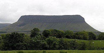 Østsiden av Ben Bulben