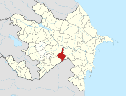 Distretto di Beyləqan – Localizzazione