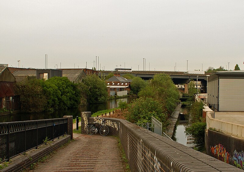 File:Birmingham - Spaghetti Junction - Hockley Brook and Canal.jpg