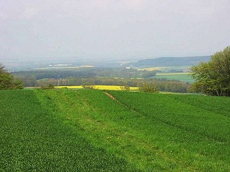 Blick vom herkelstein in die koelner bucht