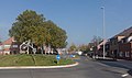 Bocholt, sculpture on roundabout at the Dingdener Strasse