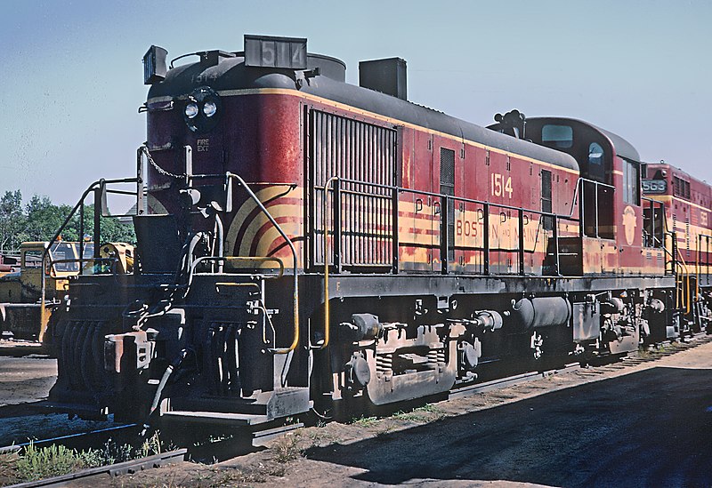 File:Boston and Maine RS3 1514 in yard at Concord, NH on September 5, 1965 (26527400736).jpg