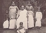 ബ്രാഹ്മണരുടെ വസ്ത്രധാരണം. മലബാറിൽ നിന്ന് (1902)