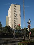 Bromma Hotel Apartments, StayAt, vy från Alviksplan (byggår 1961).