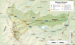 Община Макреш на карте