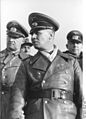 Erwin Rommel inspiziert den Atlantikwall bei Tréport 1944