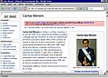 Carlos Menem figura como fallecido en Wikipedia español.jpg