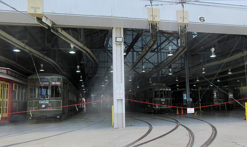 File:Carrollton Streetcar Barn, New Orleans 14 July 2021 - 02.jpg