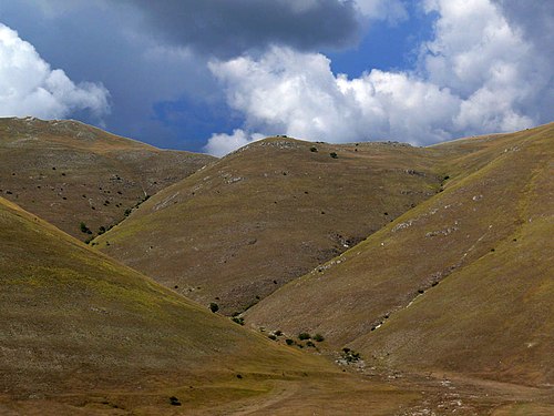 hills of Piani di Castelluccio