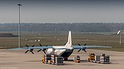 Miniatuur voor Bestand:Cavok Air AN-12 resting at Eindhoven Airport (33542460320).jpg