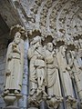 Category:Statues of left side of Central bay of north porch of Cathédrale  Notre-Dame de Chartres - Wikimedia Commons