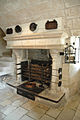 Fireplace in the kitchen
