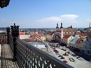 View of the town square