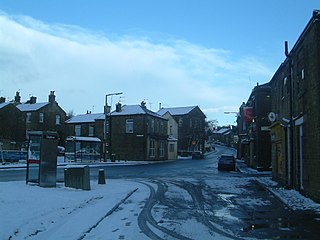 Denholme Town and civil parish in West Yorkshire, England