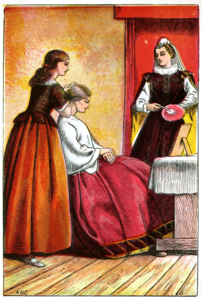 Cinderella Dressing Her Sisters, Aunt Friendly's Gift, 1890