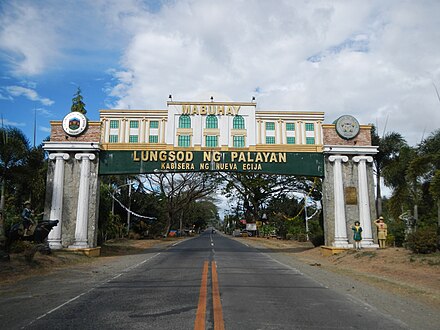 Welcome arch to Palayan, Nueva Ecija.