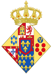 Coat of Arms of Princess of the Royal House of the Two Sicilies.svg