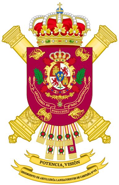 File:Coat of Arms of the 63rd Rocket Artillery Regiment.svg