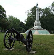 Le mémorial des soldats confédérés.