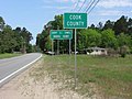 Cook County limit (with Lowndes County), US41NB