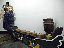 Maguindanaon Kulintang exhibited in Old Cotabato City Hall Museum